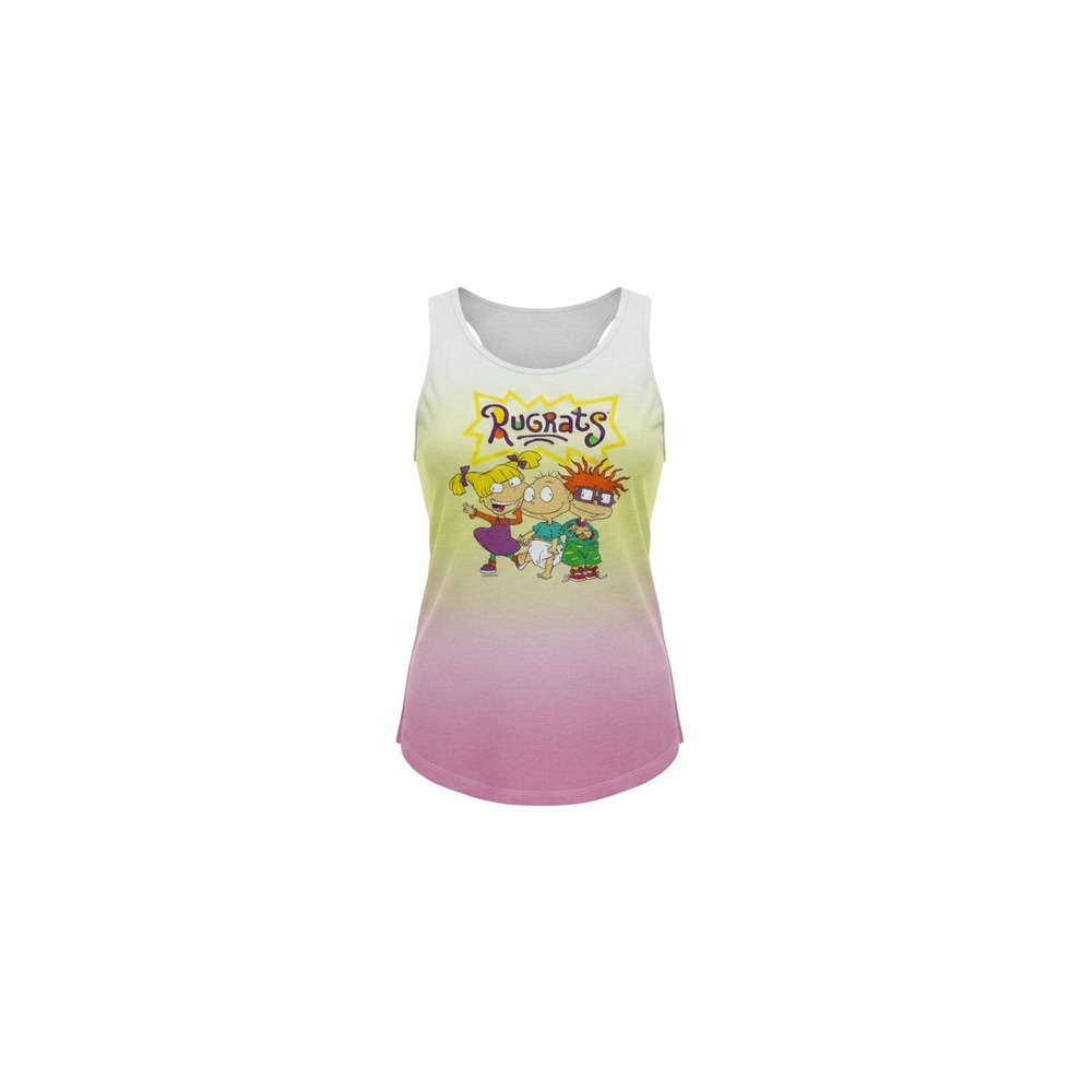Rue21 Rugrats Tank Top Womens L Multi NWT Ombre Graphic Nickelodeon 90s Retro